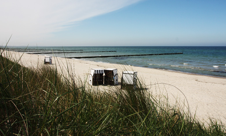 Ostseestand mit Strankkörben