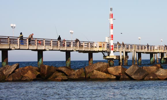 Neues Leuchtfeuer an der Seebrücke